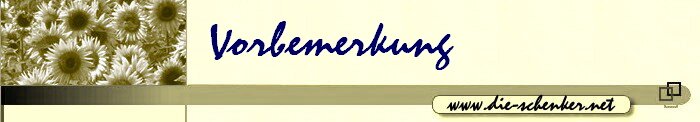 Vorbemerkung